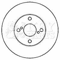 KEY PARTS Тормозной диск KBD4379